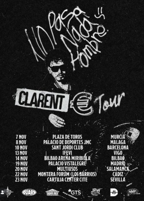 Cartel de Concierto de Clarent en Sevilla