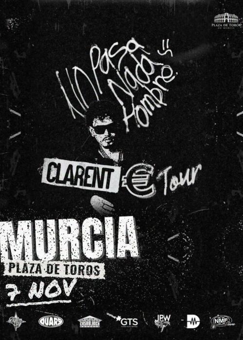 Cartel de Concierto de Clarent en Murcia