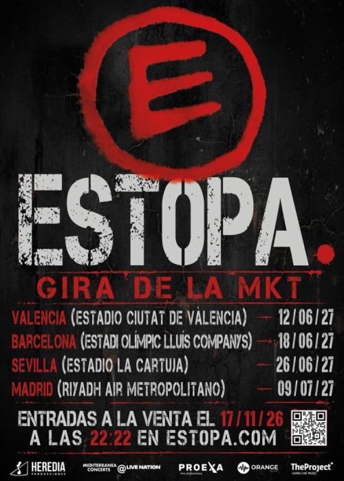 Cartel de Estopa en Barcelona