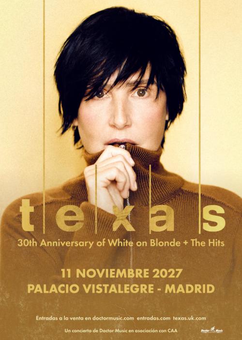Cartel de Texas en Madrid: 30th Anniversary of White on Blonde + The Hits