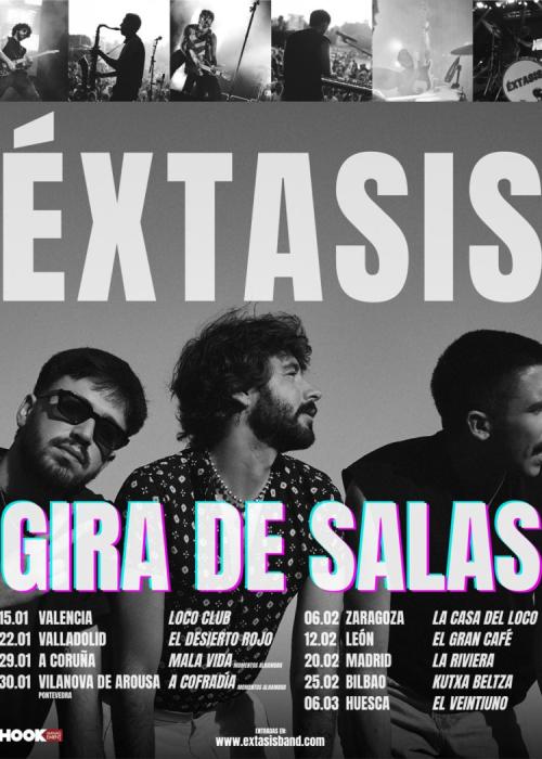Cartel de Concierto de Éxtasis en Bilbao