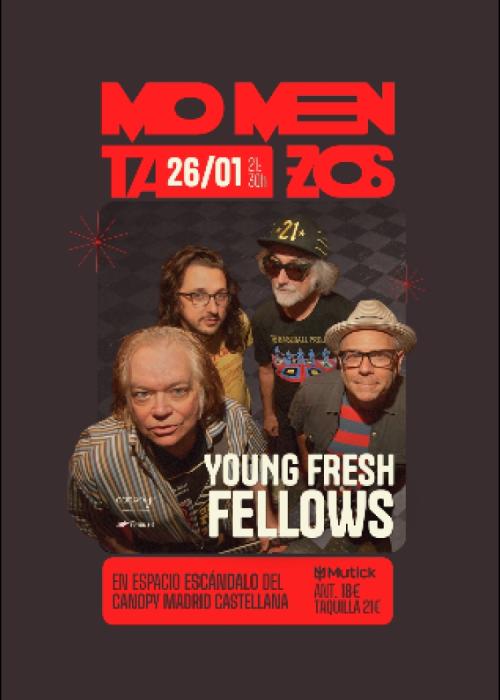 Cartel de The Young Fresh Fellows en Madrid