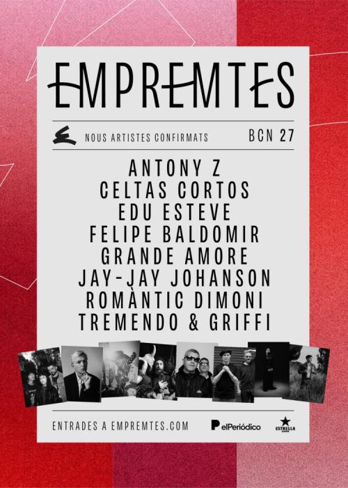 Cartel de Concierto de Grande Amore en Barcelona