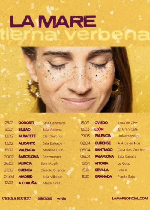 Cartel de Concierto de La Mare en Cuenca