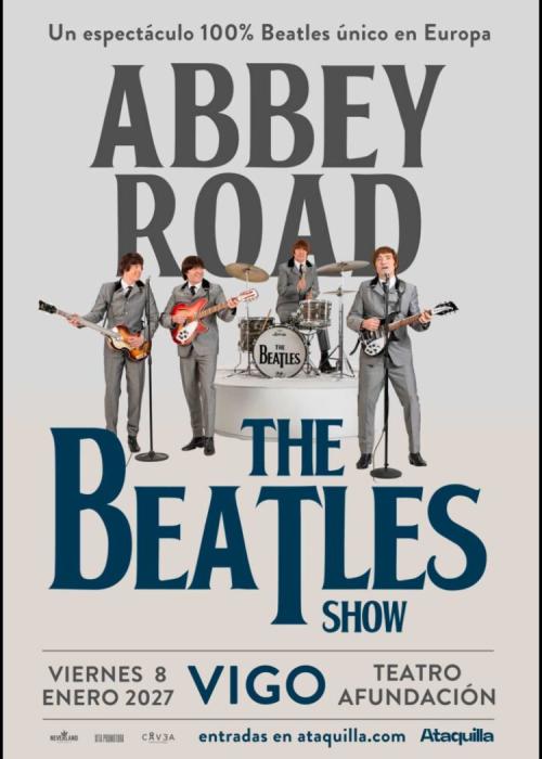 Cartel de Abbey Road: Tributo a The Beatles en Vigo