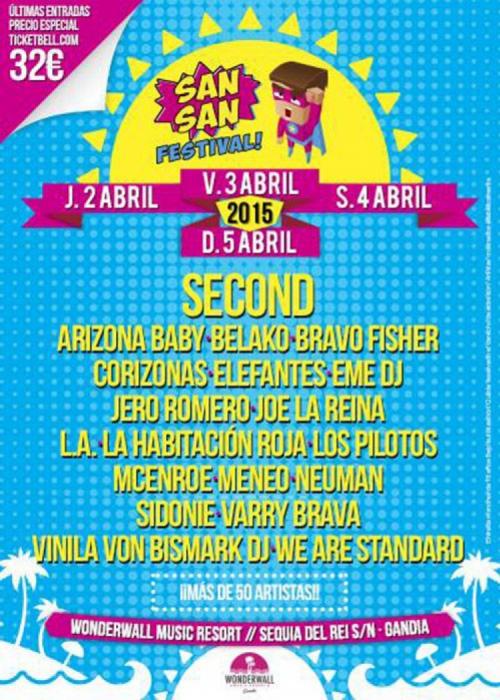Cartel de SanSan Festival 2015