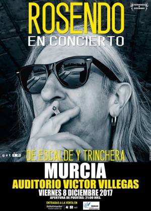 Cartel de Concierto de Rosendo en Murcia