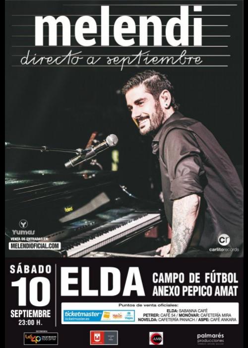Concierto de Melendi en Elda
