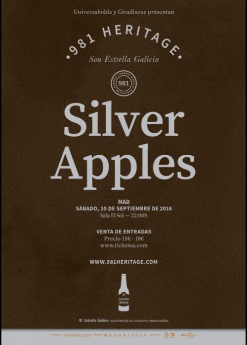 Concierto de Silver Apples en Madrid