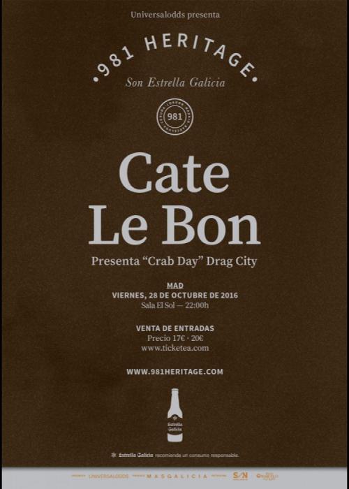 Concierto de Cate Le Bon en Madrid