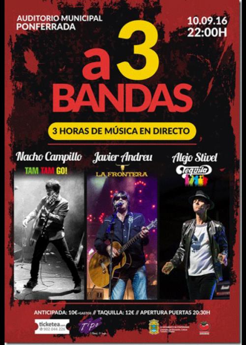 Concierto a 3 bandas en Ponferrada
