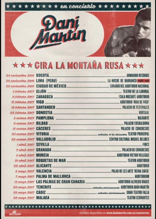 Concierto de Dani Martín en Santa Cruz de Tenerife