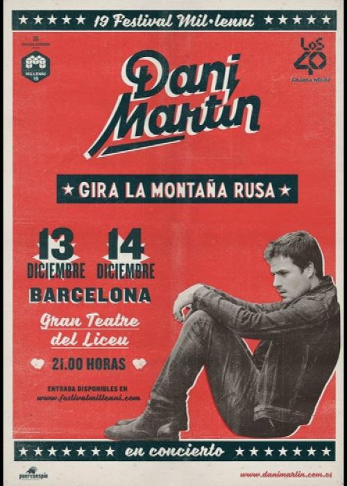 Concierto de Dani Martín en Barcelona