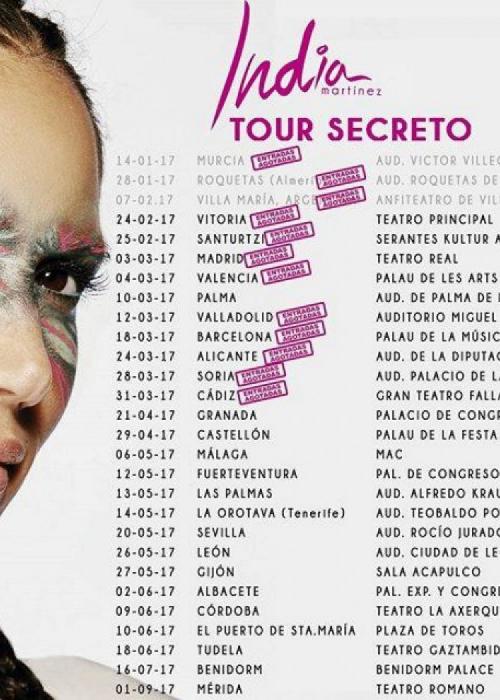 Concierto de India Martínez en Salou