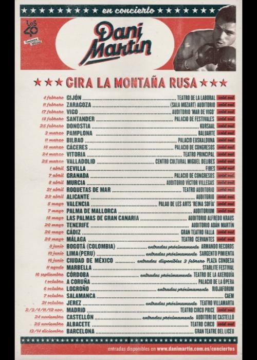 Concierto de Dani Martín en Mérida