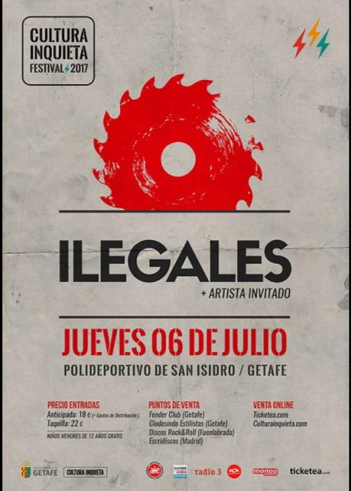 Concierto de Ilegales en Getafe