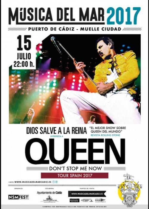 Concierto de God Save The Queen en Cádiz