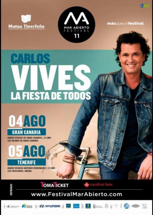 Concierto de Carlos Vives en Tenerife