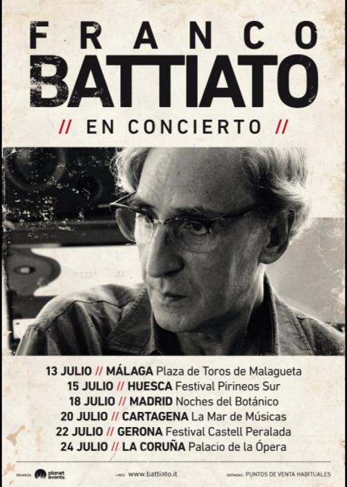 Concierto de Franco Battiato en Sallent de Gállego