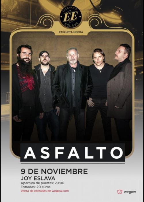 Concierto de Asfalto en Madrid