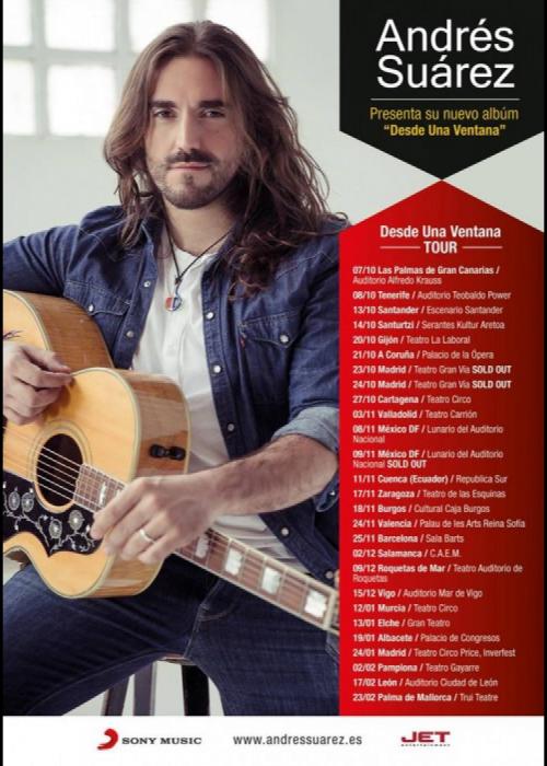 Concierto de Andrés Suárez en Madrid