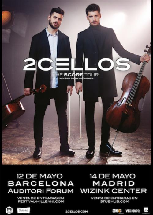 Concierto de 2Cellos en Barcelona