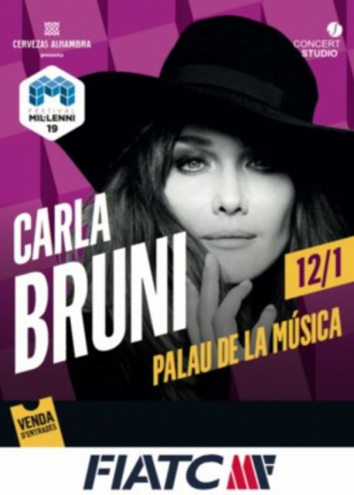 Concierto de Carla Bruni en Barcelona