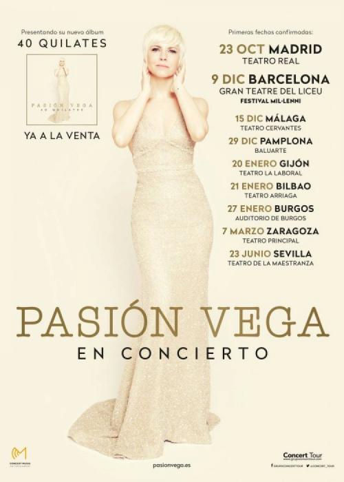 Concierto de Pasión Vega en Barcelona