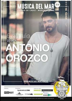 Concierto de Antonio Orozco en Cádiz
