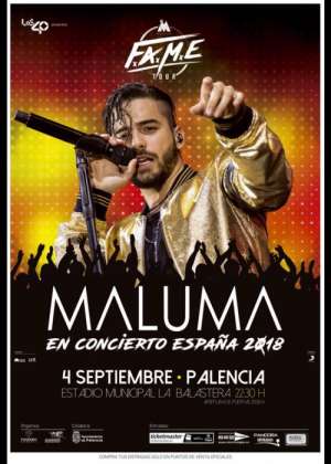 Concierto de Maluma en Palencia