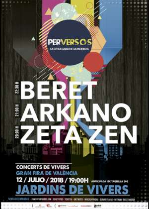 Concierto de Beret + Arkano + Zetazen en Valencia