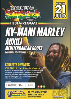 Concierto de Ky-Mani Marley en Valencia