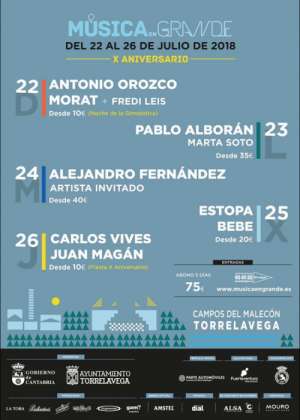 Concierto de Carlos Vives + Juan Magán en Torrelavega