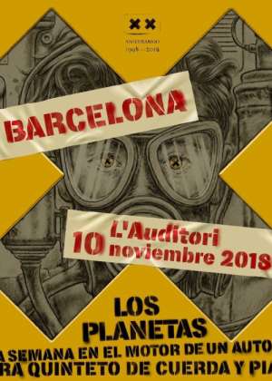 Concierto de Los Planetas en Barcelona