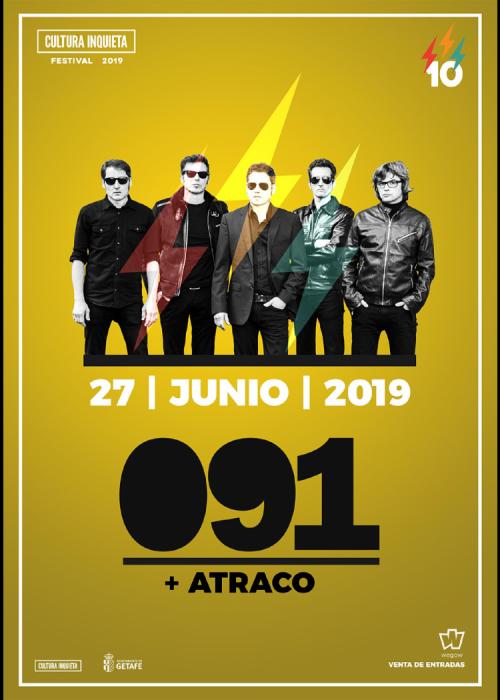 Concierto de 091 en Getafe