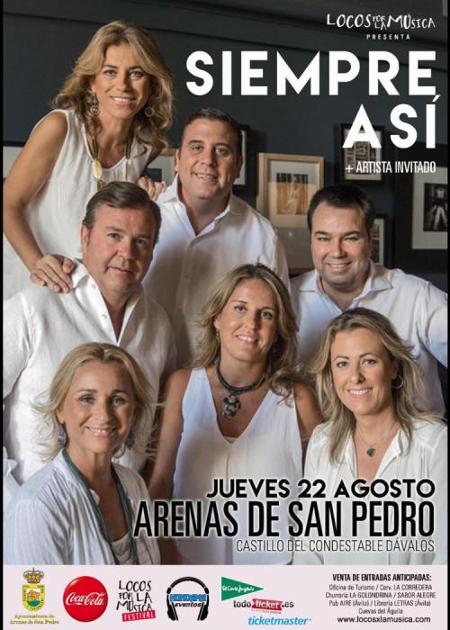 Concierto de Siempre asi en Arenas de San Pedro