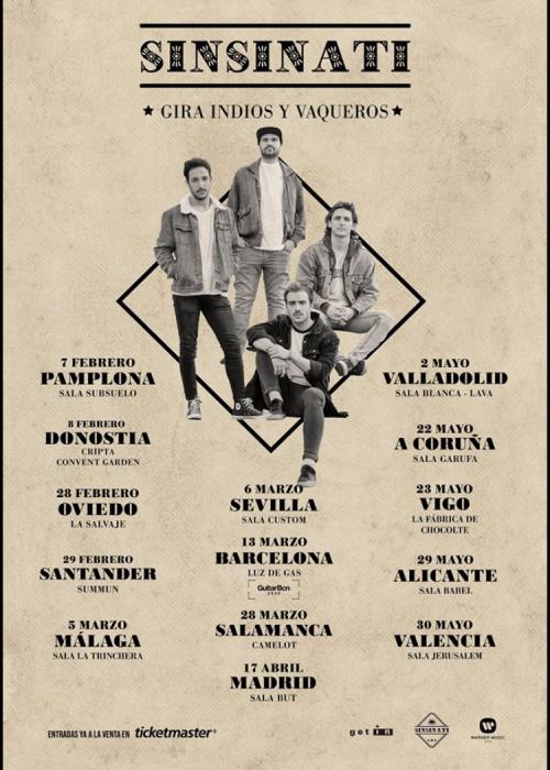 Concierto de Sinsinati en Barcelona