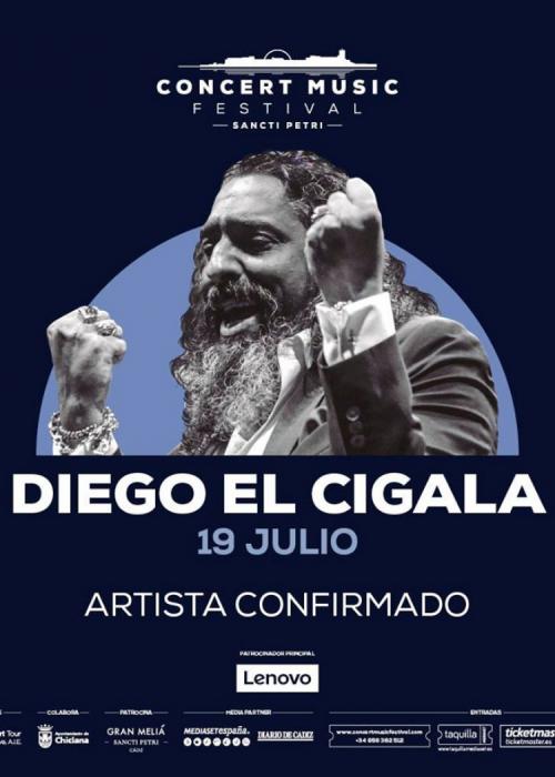 Concierto de Diego el Cigala en Chiclana de la Frontera
