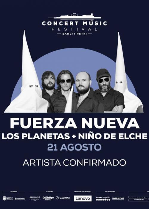 Concierto de Los Planetas + Niño de Elche en Chiclana de la Frontera