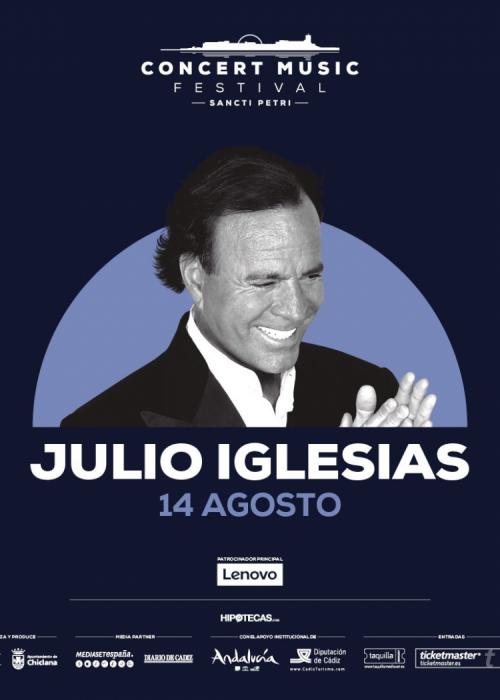 Concierto de Julio Iglesias en Chiclana de la Frontera