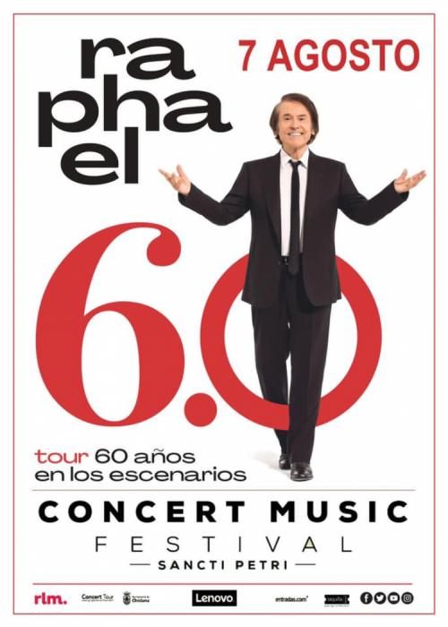 Concierto de Raphael en Chiclana de la Frontera