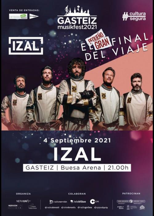 Concierto de Izal en Vitoria-Gasteiz