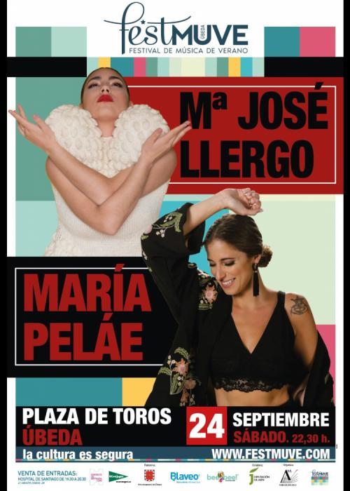 Concierto de María Peláe + María José Llergo en Úbeda