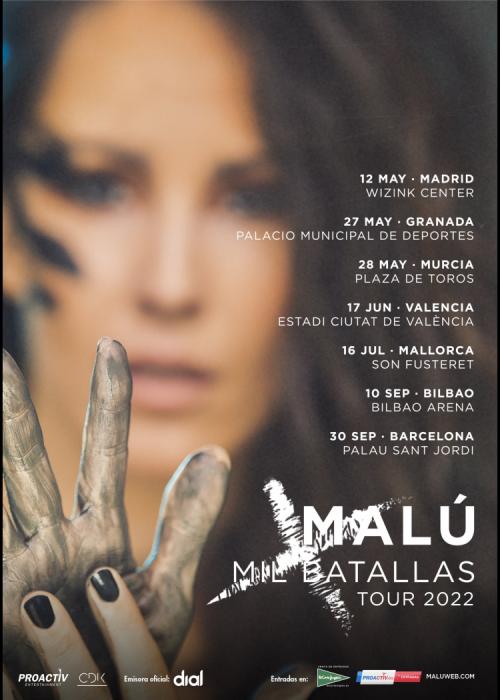 Concierto de Malú en Castellón de la Plana