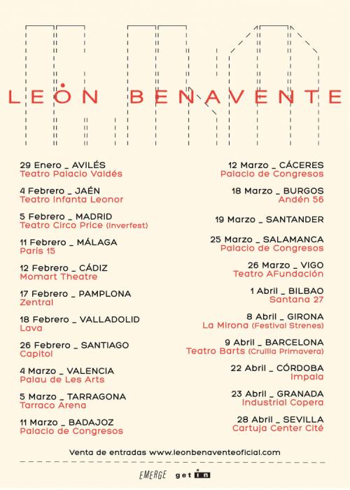 Concierto de León Benavente en Madrid