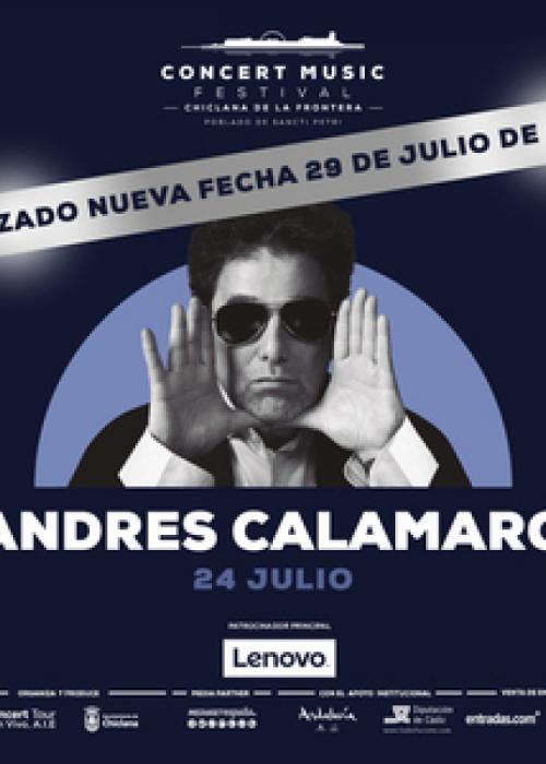 Concierto de Andrés Calamaro en Chiclana de la Frontera