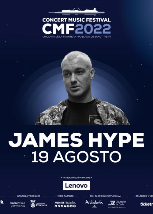 Concierto de James Hype en Chiclana de la Frontera