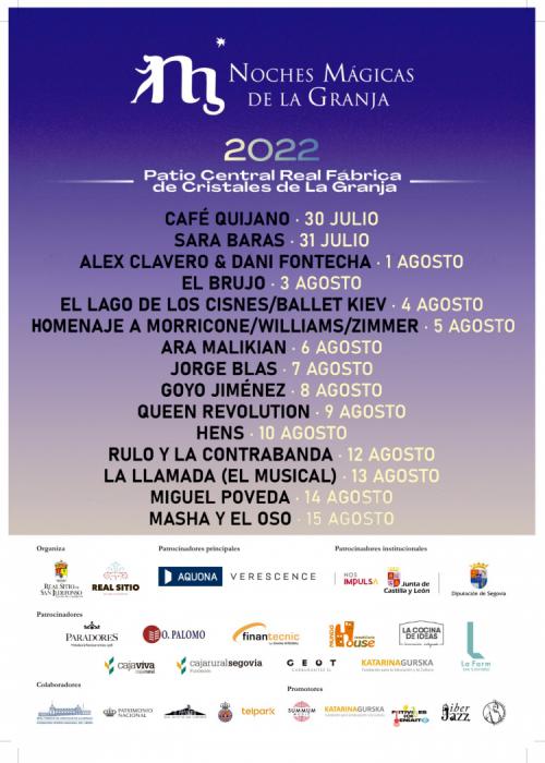 Concierto de Miguel Poveda en Real Sitio de San Ildefonso