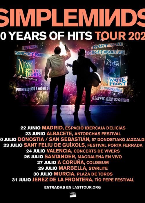 Concierto de Simple Minds en Jerez de la Frontera