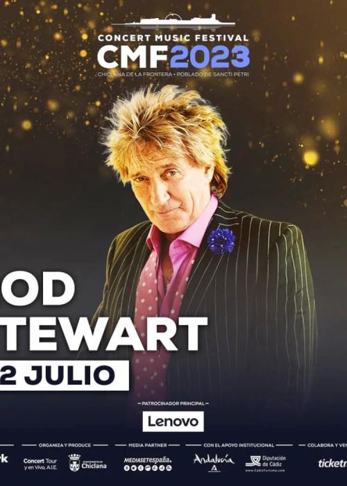 Concierto de Rod Stewart en Chiclana de la Frontera